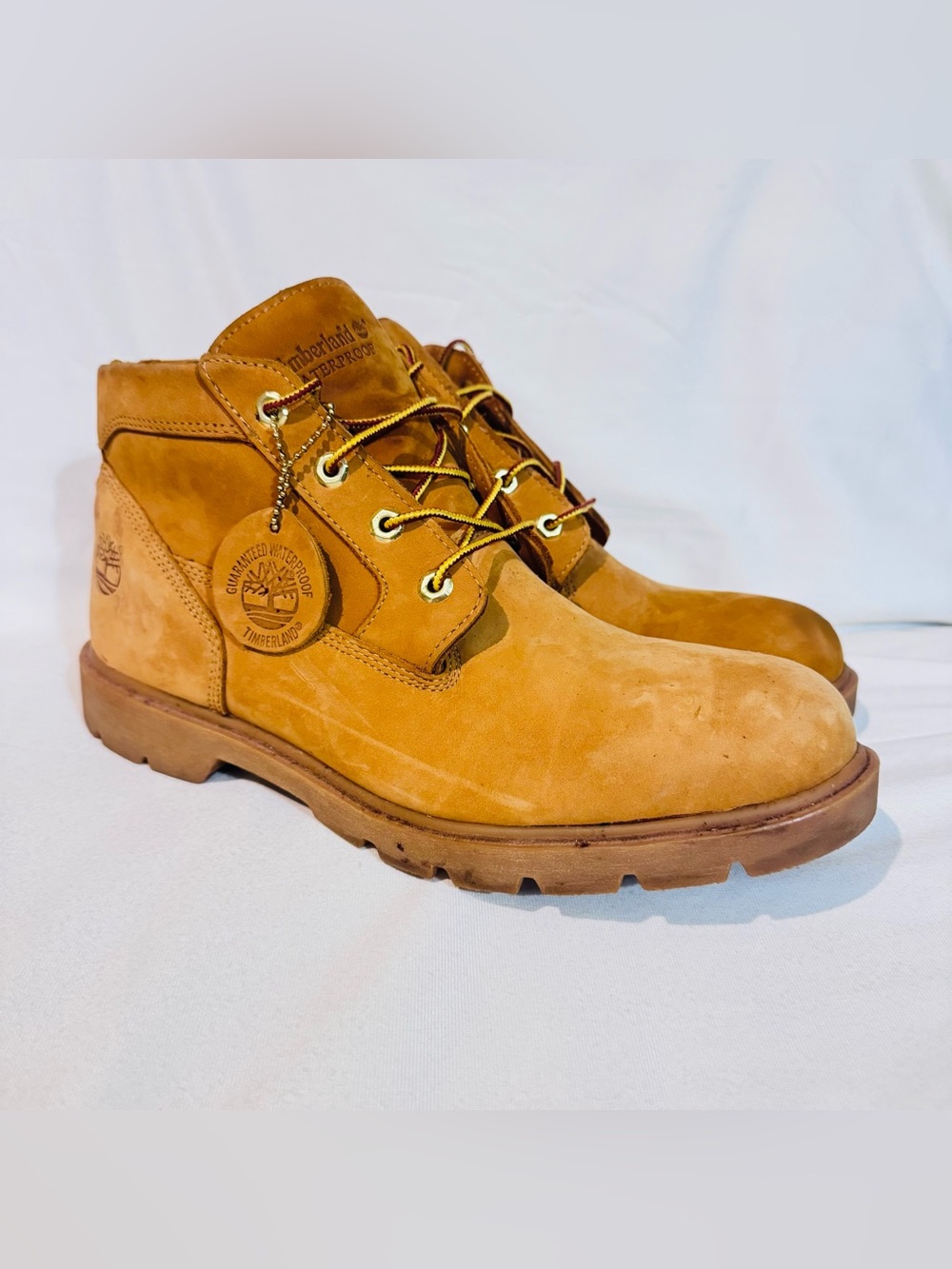 Timberland Watperproof Nubuck Chukka Boots Mens Size 11.5 M Basic Wheat 22039